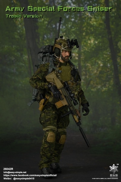 Figurka Sniper (Tropic Version) - Army Special Forces 1/6 Action Figure
