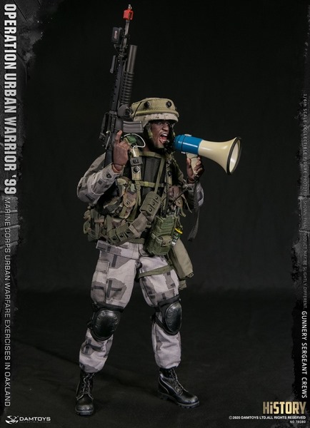 Figurka Gunnery Sergeant Crews - Operation Urban Warrior '99 : Marine Corps Urban Warfare Exercises In Oakland 1/6 Action Figure