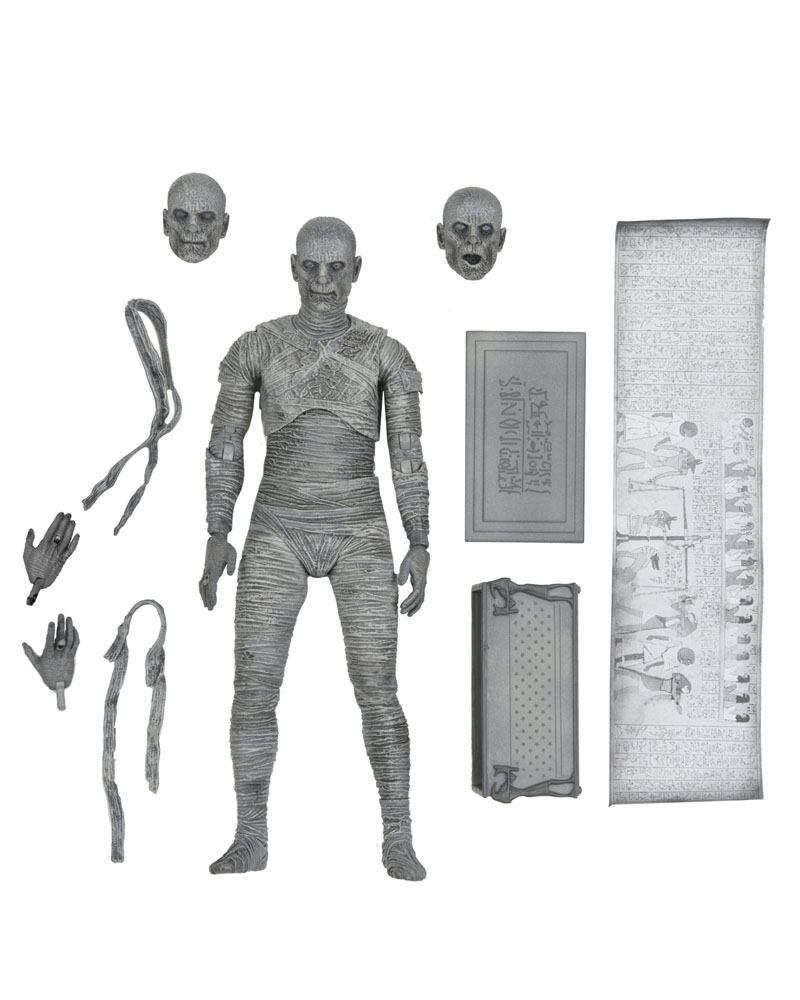 Figurka Ultimate The Mummy (Black & White) - Universal Monsters Action Figure