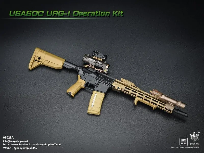 Sada zbraní s výstrojí USASOC URG-I Operation Kit (Sand)