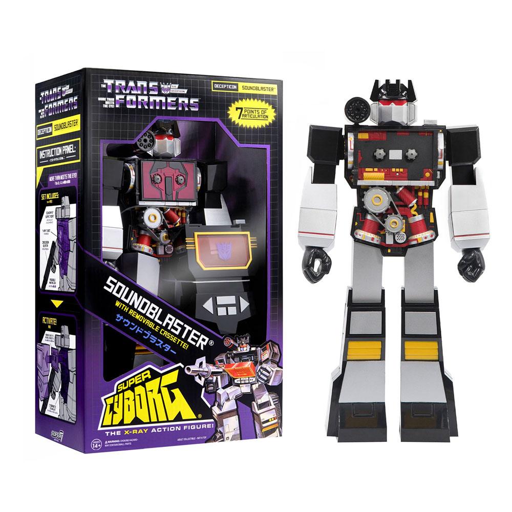 Figurka Super Cyborg Soundwave (Soundblaster) - Transformers Action Figure