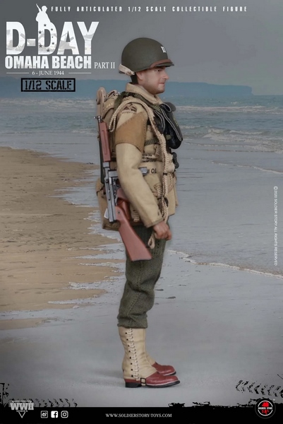 Figurka Captain - WWII U.S. 2nd Ranger Battalion 1/12 Scale Figure