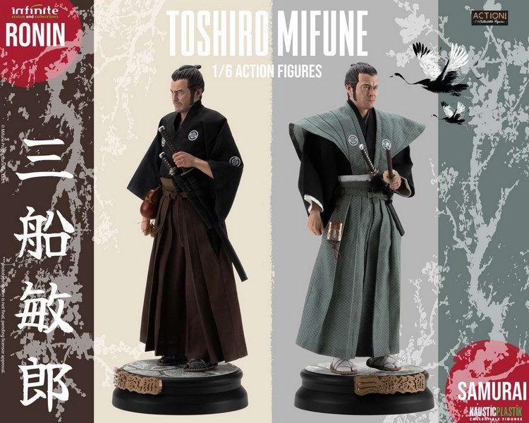 Figurky Toshiro Mifune Ronin & Samurai 1/6 Action Figure Deluxe Double Pack