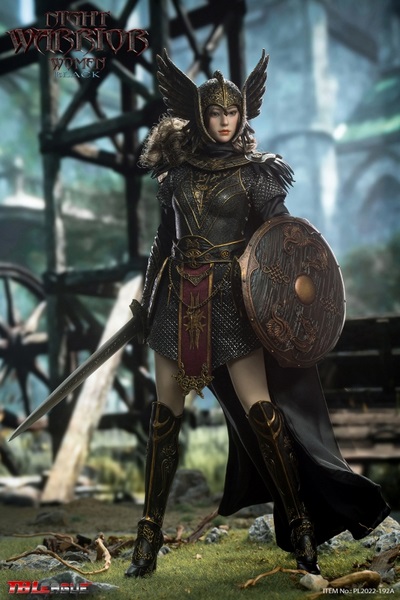 Figurka Night Warrior Women (Black) 1/6 Action Figure