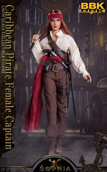 Figurka Caribbean Pirate Female Captain 1/6 Action Figure