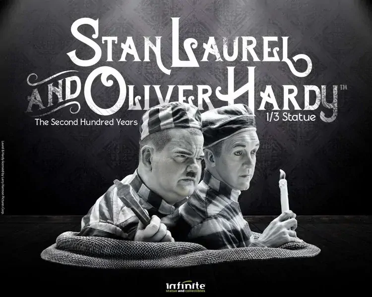 Soška Stan Laurel & Oliver Hardy 1/3 Statue