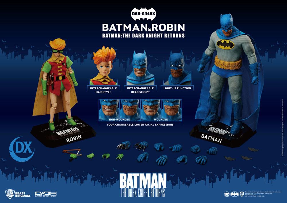 Figurky Batman & Robin - Batman The Dark Knight Returns Dynamic 8ction Heroes Action Figures 1/9