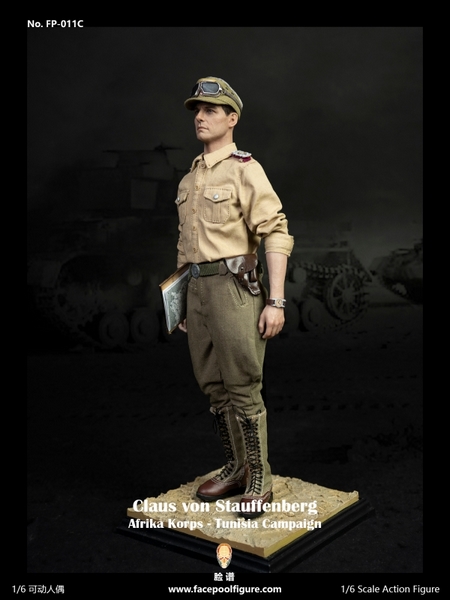 Figurka Claus Von Stauffenberg Afrika Korps Tunisia Campaign - Operation Valkyrie July 20 1944