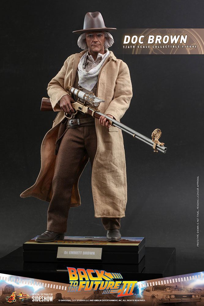 Figurka Doc Brown - Back To The Future III Movie Masterpiece Action Figure 1/6