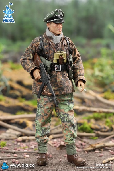 Figurka Lieutenant Rainer - German 12th Panzer Division Infantry 1/12 Palm Hero Series