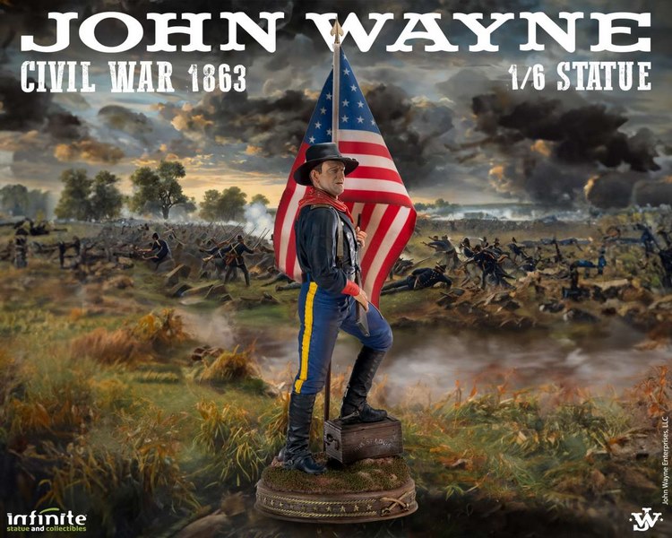 Soška John Wayne Civil War 1863 1/6 Statue