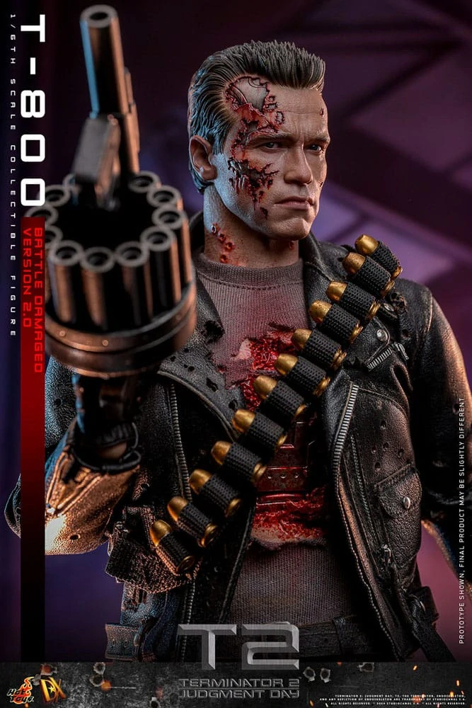 Figurka T-800 Battle Damaged Version 2.0 - Terminator 2 Movie Masterpiece Action Figure 1/6