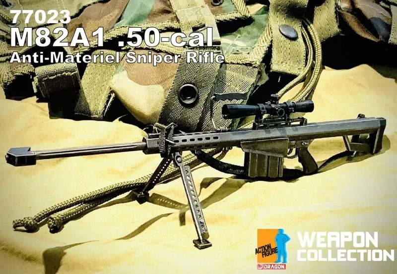 Zbraň pro 1/6 figurky Caliber 50 M82A1 Anti-Materiel Sniper Rifle (Black)