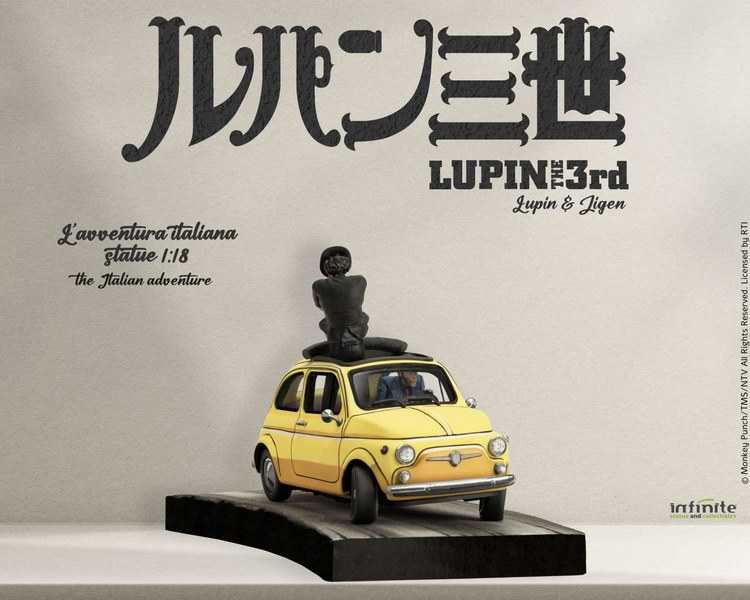 Soška Lupin & Jigen - Lupin the 3rd: The Italian Adventure 1/18 Statue