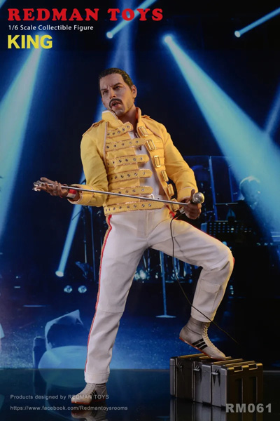 Figurka Freddie Mercury (King) - Queen 1/6 Action Figure