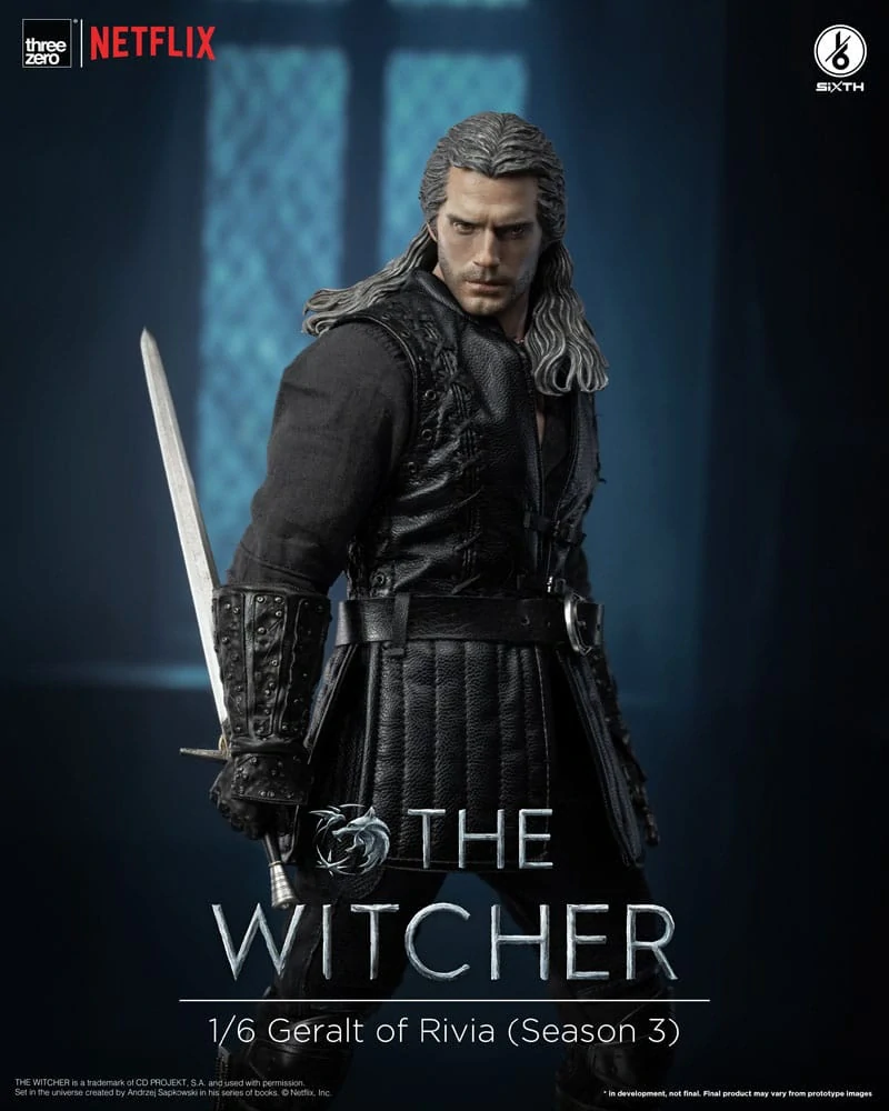 Figurka Geralt of Rivia - The Witcher Season 3 Action Figure 1/6