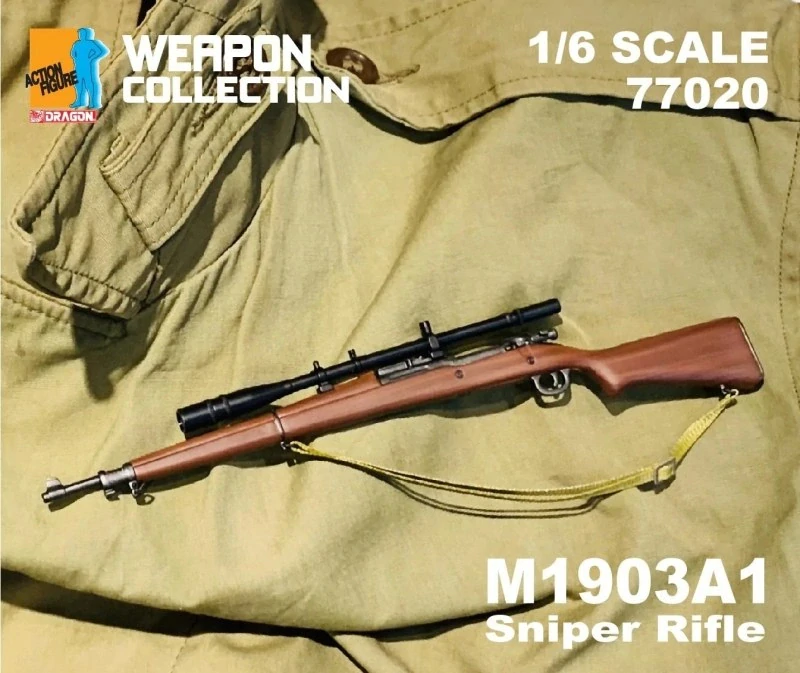 Zbraň pro 1/6 figurky - Springfield M1903A1 Sniper Rifle (Brown)