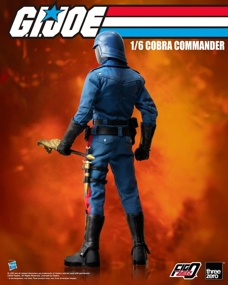 Figurka Cobra Commander - G.I. Joe FigZero Action Figure 1/6