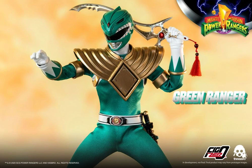 Figurka Green Ranger - Mighty Morphin Power Rangers FigZero Action Figure 1/6