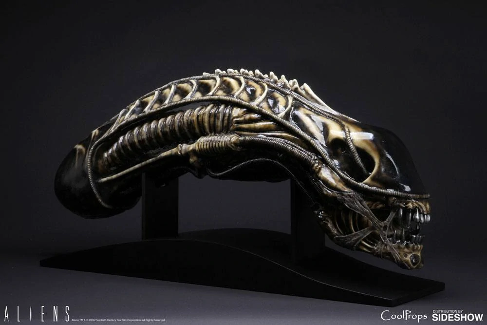 Soška Alien Warrior Head - Aliens Replica 1/1