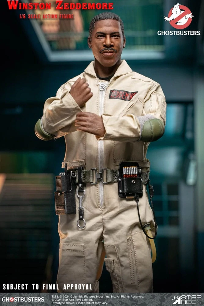 Figurka Winston Zeddemore - Ghostbusters (1984) Action Figure 1/6