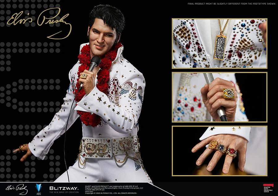 Soška Elvis Presley Superb Scale Hybrid Statue 1/4