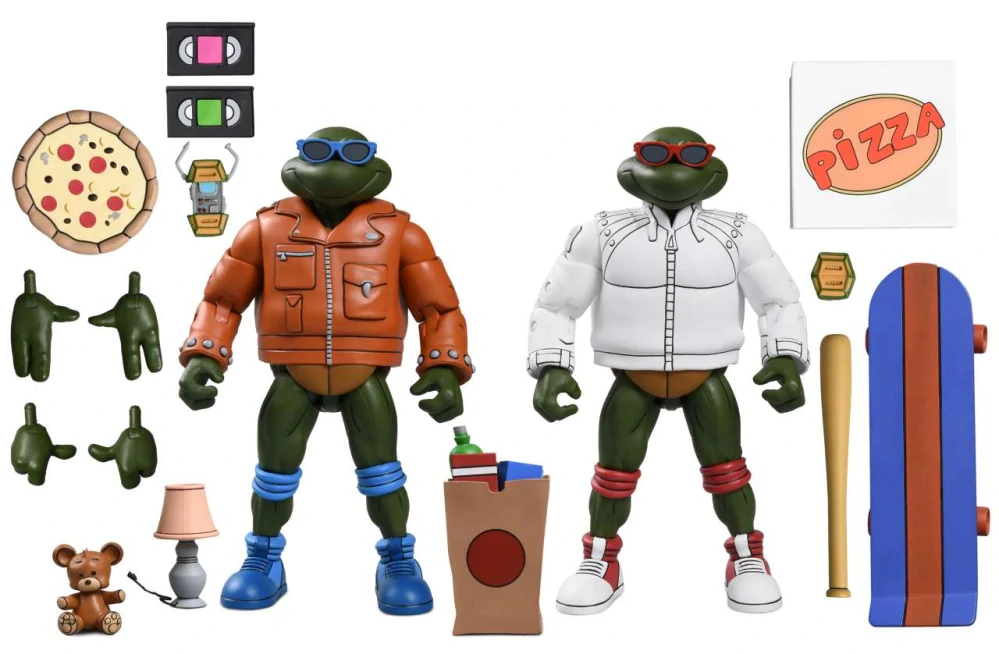 Figurky Punk Leo and Punk Raph - Teenage Mutant Ninja Turtles (Cartoon) Action Figure 2-Pack