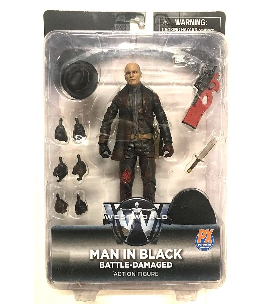 Figurka Man in Black Battle Damaged - Westworld Action Figure