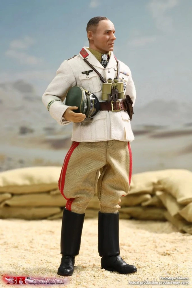 Figurka Erwin Rommel The Desert Fox - General Field Marshal Of German Afrika Korps 1/12 Action Figure