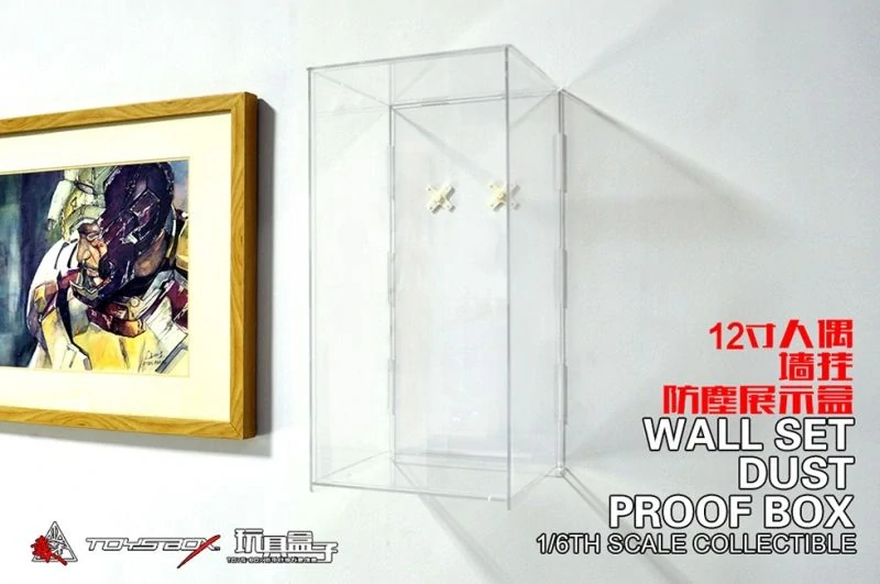 Vitrína Wall Set Dust Proof Box (Transparent)