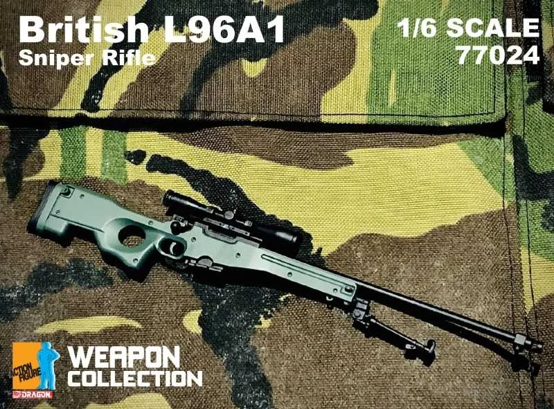 Zbraň pro 1/6 figurky British L96A1 Sniper Rifle (Olive Drab)