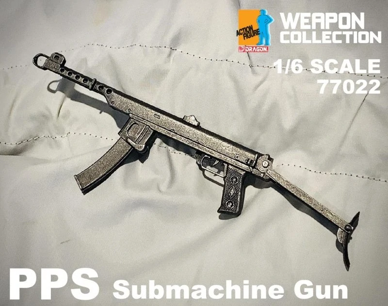 Zbraň pro 1/6 figurky PPS Submachine Gun (Black)