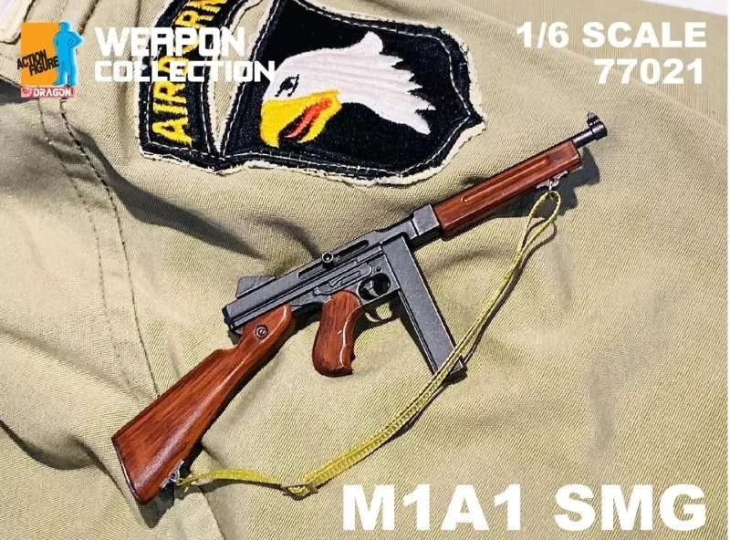 Zbraň pro 1/6 figurky Thompson M1A1 SMG Submachine Gun (Black)