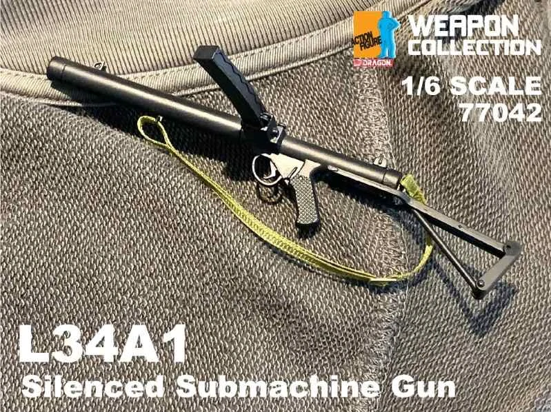 Zbraň pro 1/6 figurky L34A1 Submachine Gun