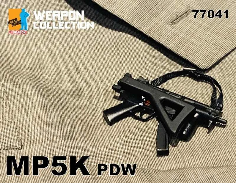 Zbraň pro 1/6 figurky MP5K PDW Submachine Gun (Black)