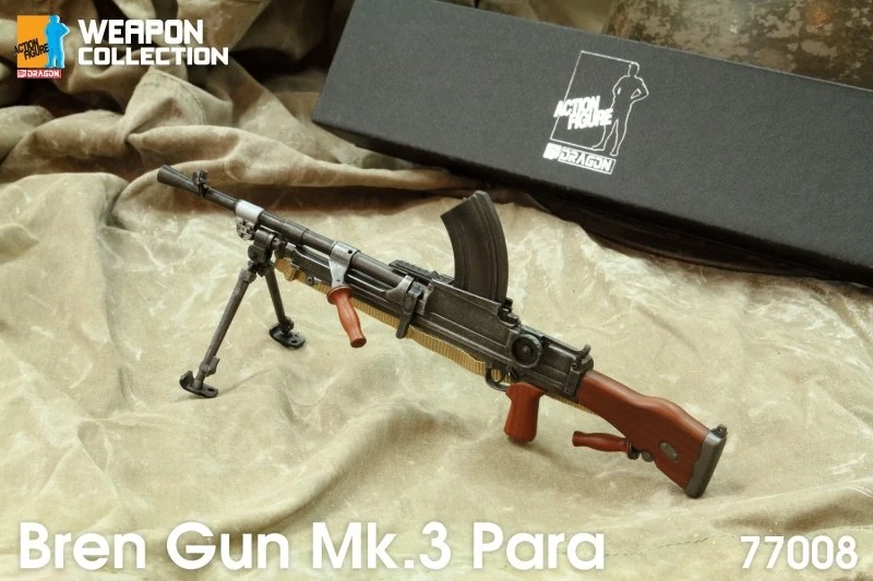 Zbraň pro 1/6 figurky Bren Gun MK3 Para Version Short Barrel (Black)