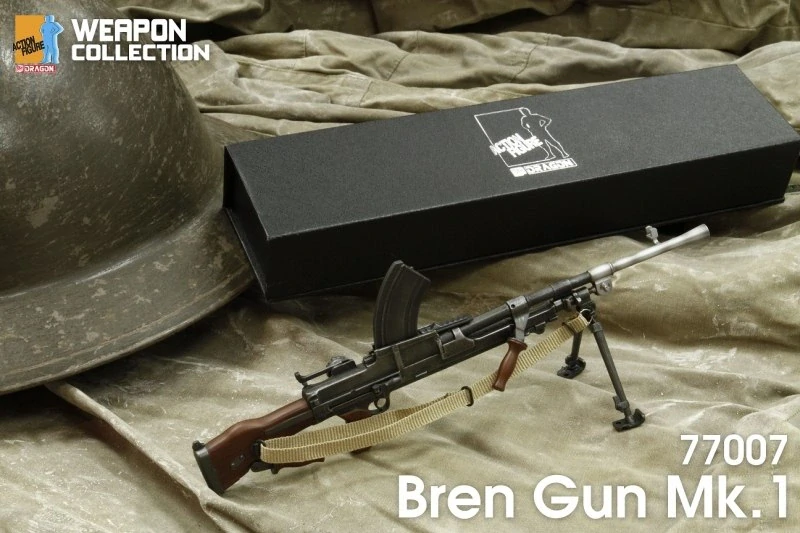 Zbraň pro 1/6 figurky Bren Gun MK1 (Black)