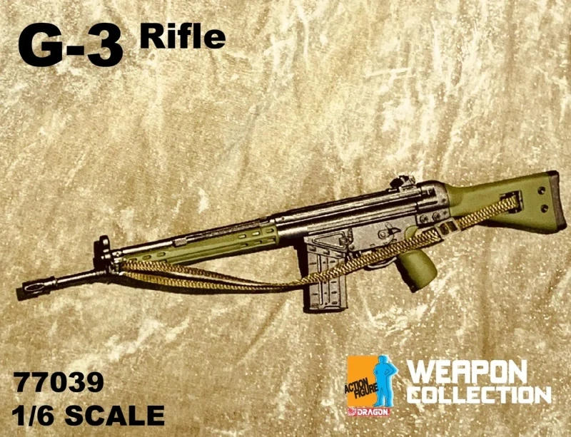 Zbraň pro 1/6 figurky HK G Assault Rifle (Black)