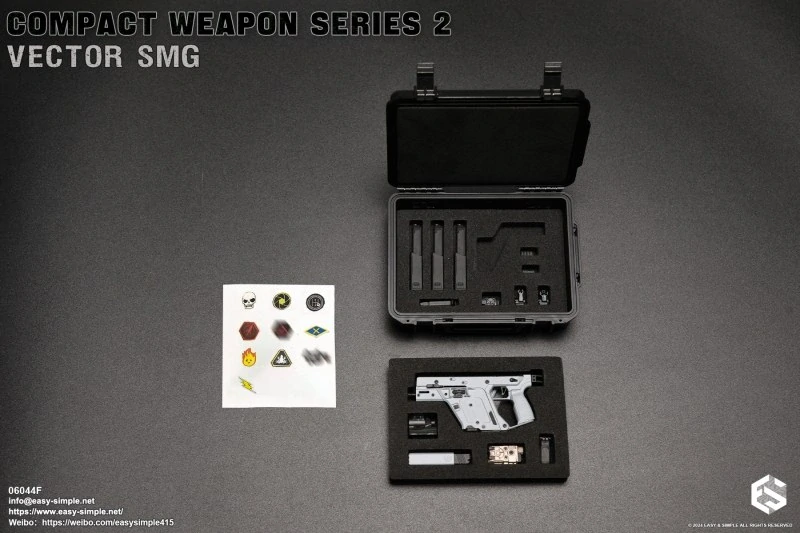 Zbraň pro 1/6 figurky Special Forces Weapon Set C Elite Units LVAW (Grey)