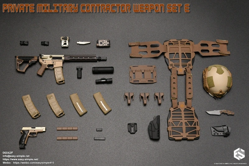 Zbraň pro 1/6 figurky Private Military Contractor Weapon Set E (Coyote)