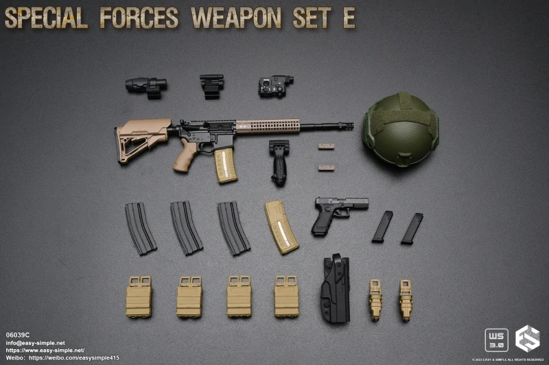 Zbraň pro 1/6 figurky Special Forces Weapon Set E (Coyote)