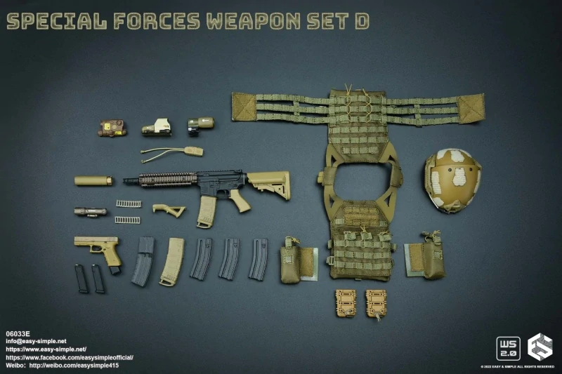 Zbraň pro 1/6 figurky Special Force Weapon Set D (Sand)