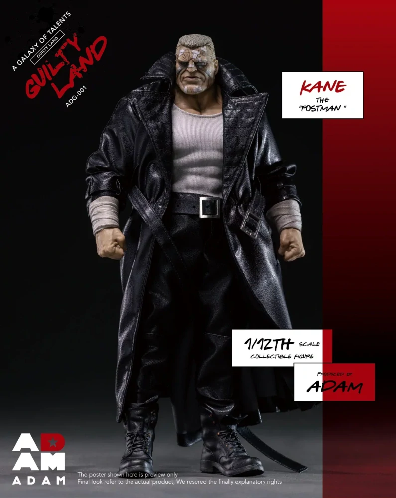 Figurka Marv (Kane The Postman) - Sin City 1/12 Action Figure