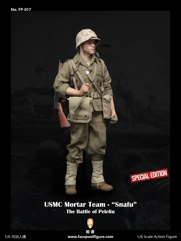 Figurka Merriell "Snafu" Shelton - The Pacific (USMC Mortar Team) 1/6 Action Figure