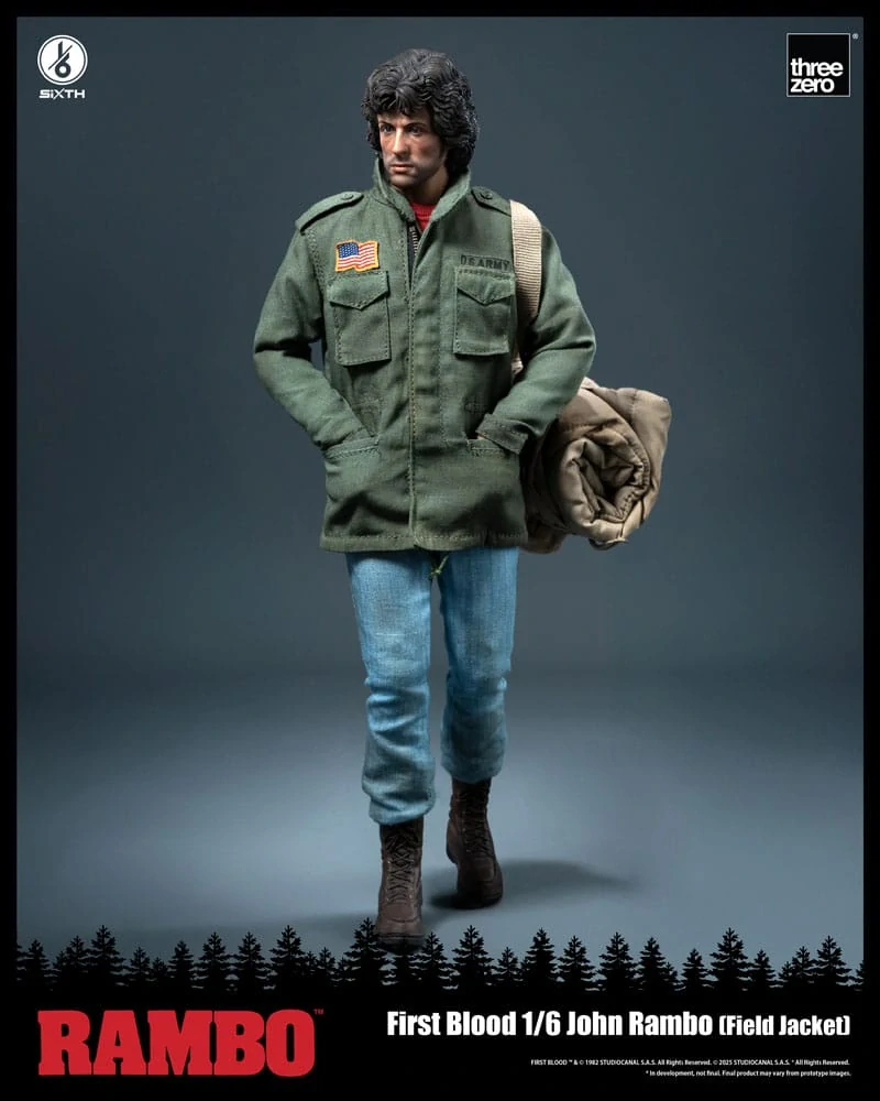 Figurka John Rambo (Field Jacket) - Rambo: First Blood Action Figure 1/6