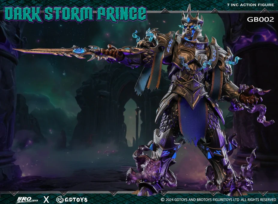 Figurka Anduin Wrynn (Dark Storm Prince) - World Of Warcraft 1/12 Action Figure