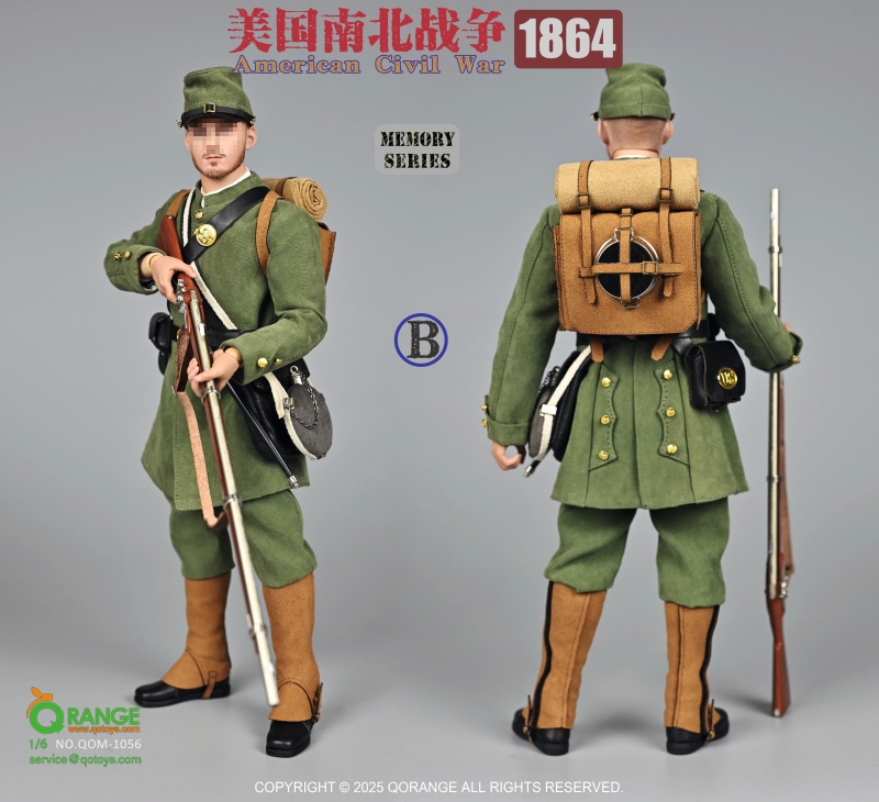 Sada příslušenství pro 1/6 figurku American Civil War 1864 Set
