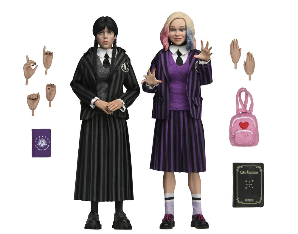 Figurka Wednesday Addams (Nevermore Uniform) and Enid - Wednesday Action Figures 2 Pack