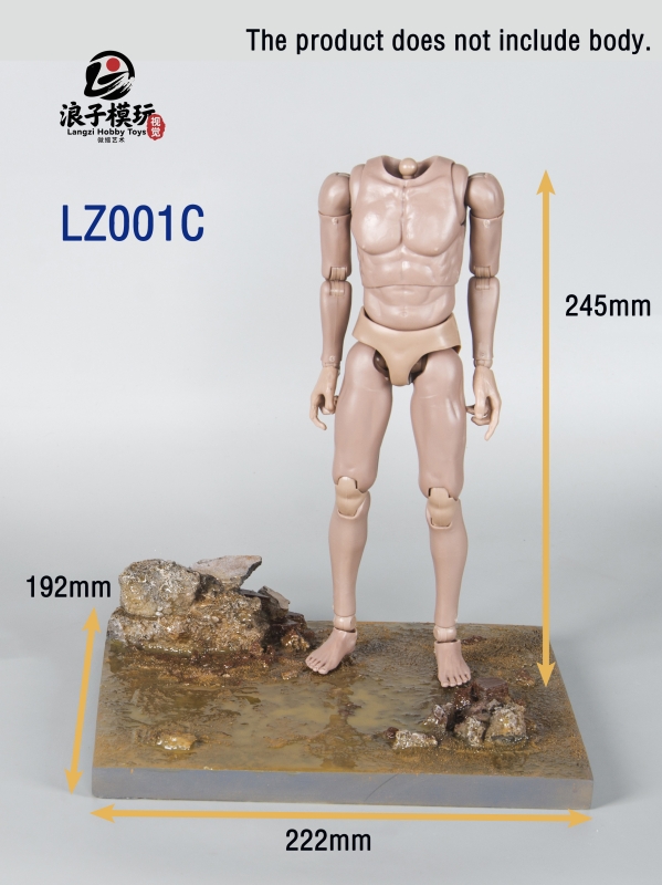 Stojánek pro figurky 1/6 Muddy Land Diorama Base