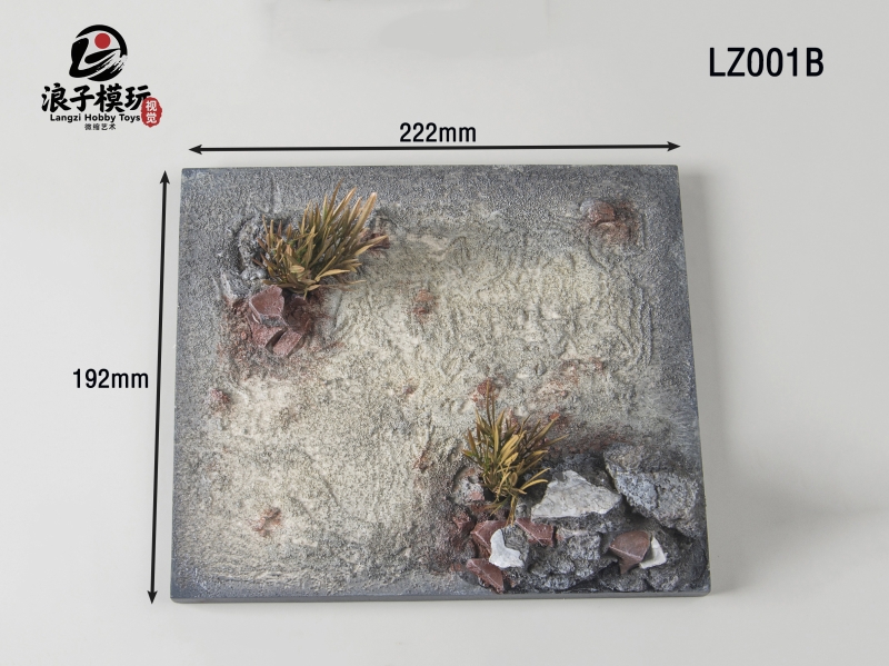 Stojánek pro figurky 1/6 Rocky Land Diorama Base